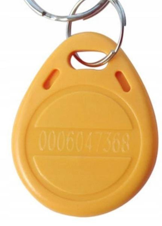 Brelok Mifare S0303BNR-YW żółty +NR 100sztuk