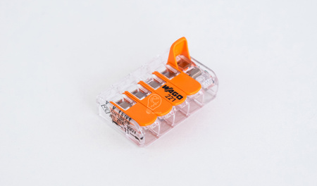 Szybkozłączka Wago 221-415 drut linka 5x4 mm 1szt