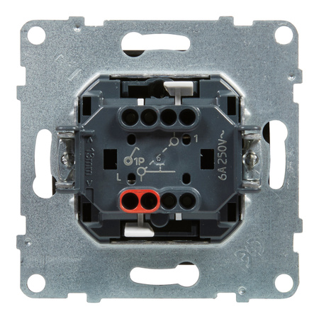 LEGRAND Suno CZARNY Przycisk pojedyńczy dzwonkowy z symbolem dwonka 721413