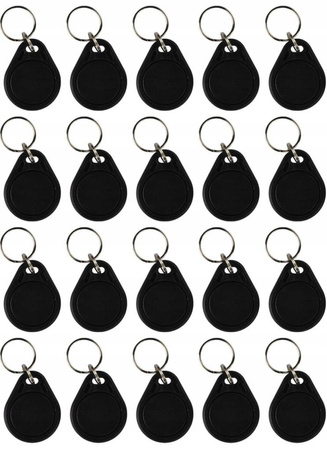 Brelok Mifare S0303BNR-BK czarny +NR 20sztuk
