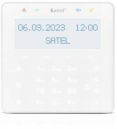 Manipulator z klaw. dot. SATEL INT-KSG2R-W bialy