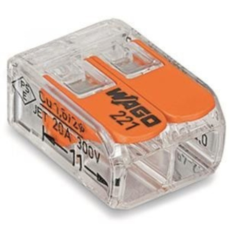 Szybkozłączki Wago 221-412 0,14-4 mm² / 2 50 szt.