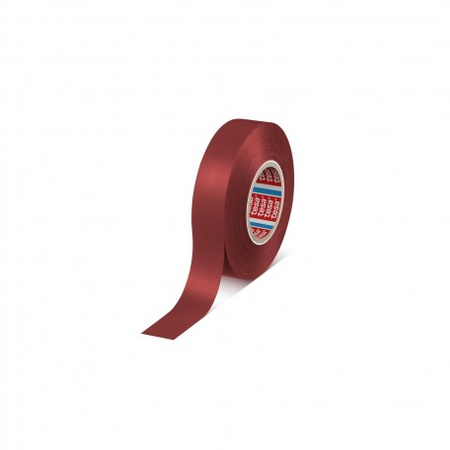 Taśma izolacyjna TESA 33m x 19mm CZERWONA PREMIUM 04163-00004-07