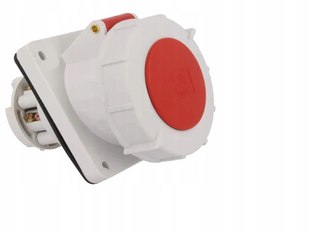 Gniazdo siłowe tablicowe 63A 5P 400V IP67 Pawbol B.1054 hermetyczne