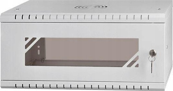 Szafa wisząca 3U 540x362x163 PB szara SZKŁO POZIOM