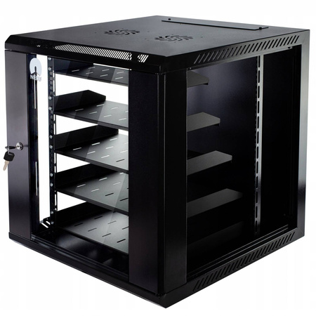 Rack 19 Półka 1U L250 głębokość 250mm CZARNA