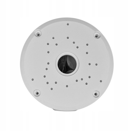 Puszka montażowa do kamer, uchwyt do kamer, uniwersalna 125x52mm, biała