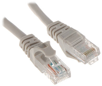 Patchcord UTP kat.5 1.8m SZARY