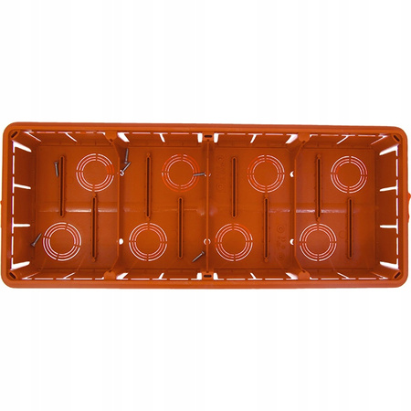 Puszka instalacyjna podtynkowa 392x152x70 OL 10007 PAWBOL z białą pokrywą