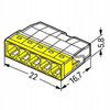 Szybkozłączka Wago 2273-205 drut 5x2,5mm 100szt