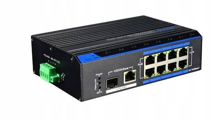 Switch  8+1 port UTEPO UTP7208GE-POE INDUSTRIAL