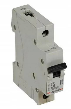 Wyłącznik nadprądowy 1P 6A C RX3 Legrand 419199