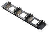 Rack 19 Organizator kabli 1U dla 6 modułów LSA