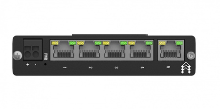 TELTONIKA Przełącznik przemysłowy TSW114 5xGbE Zintegrowany uchwyt DIN