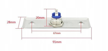 KD Przycisk otwarcia K4-BL LED