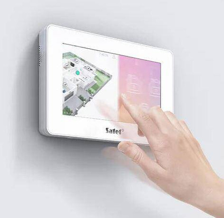 Manipulator dotykowy 4 3 SATEL INT-TSG2-W biały