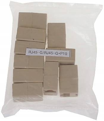 RJ45 Łącznik przedłużka RJ45-G/RJ45-G- 10szt.