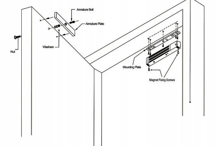 Kątownik do zwory 180kg PSMGKR180L