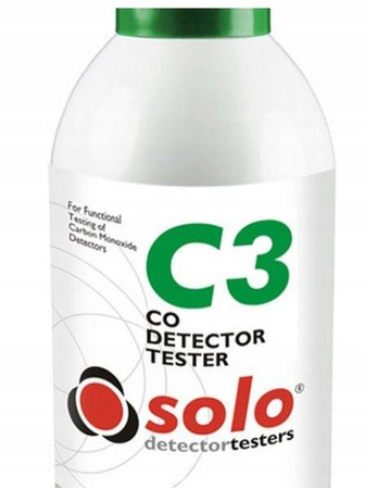 SOLO C3 TESTER 250ml Aerozol gaz testowy czujek CO DETECTORTESTERS