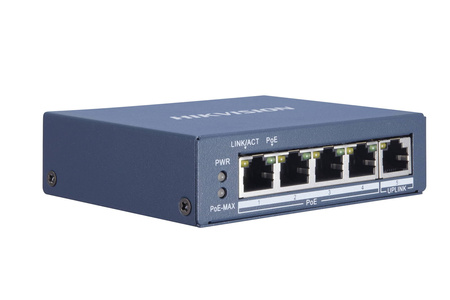 Switch PoE HIKVISION DS-3E0505P-E/M Gigabit