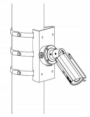 ll Uchwyt słupowy ll-1275ZJ do kamer