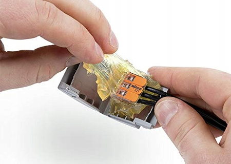 Żelowa osłona na zaciski przyłączeniowe Wago 207-1332 szary