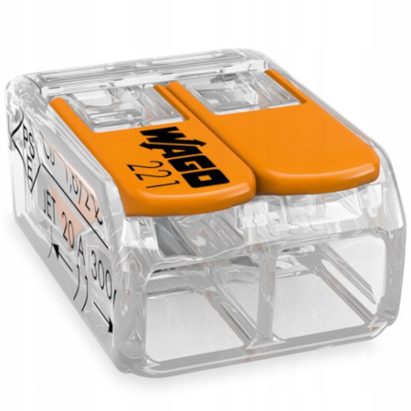 Szybkozłączki Wago 221-412 0,14-4 mm² / 2 100 szt.