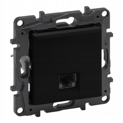 LEGRAND Niloe Step CZARNE Gniazdo komputerowe RJ45 kat6 863563