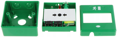 Przycisk wyjścia CQR FP3-GR/DP Zielony