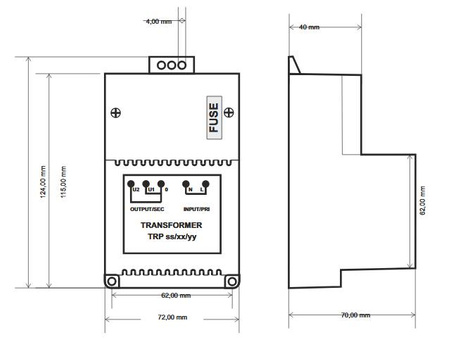 Transformator AWT150 TRP40/16/18 PULSAR