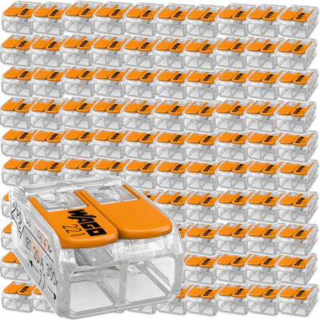 Szybkozłączki Wago 221-412 0,14-4 mm² / 2 100 szt.