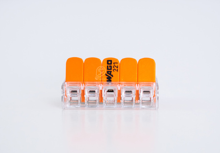 Szybkozłączka Wago 221-415 drut linka 5x4 mm 1szt