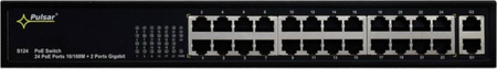 SWITCH POE PULSAR S124 24+2 UPLINK POE+ GIGABIT