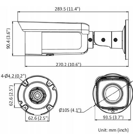 Kamera IP HIKVISION DS-2CD2T46G2-4I 2.8mm