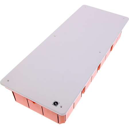 Puszka instalacyjna podtynkowa 392x152x70 OL 10007 PAWBOL z białą pokrywą