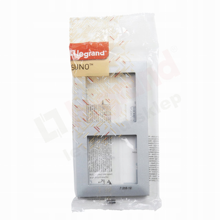 LEGRAND Suno ALUMINIUM Ramka podwójna 721512