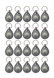 Brelok 125kHz S01039N-GY   szary +NR mini 20szt