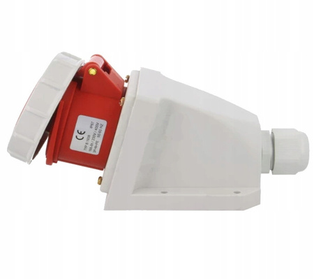 Gniazdo siłowe stałe 16A 5P 400V IP67 Pawbol B.1938 hermetyczne