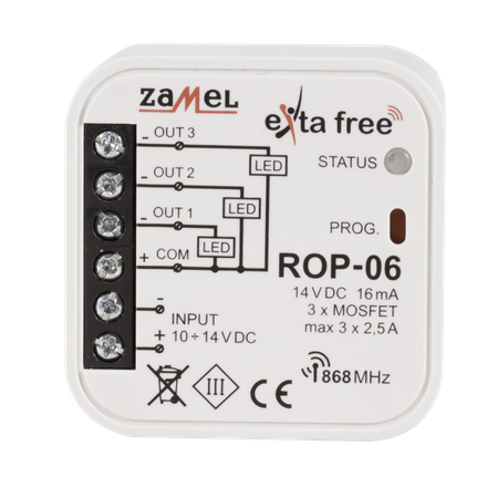 Radiowy odbiornik ROP-06 ZAMEL