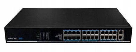 Switch 24x PoE 10/100Mbps+2x Uplink SF26P-LM Utepo