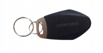 Brelok Mifare S3035BNR-BK czarny CHROM +NR