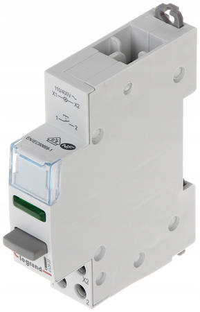 Przycisk modułowy Legrand 412920 20A 1Z z lampką LED 110/400 V zieloną