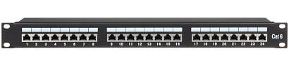 PATCH PANEL RJ-45 PP-24/RJ6-C/FTP-S