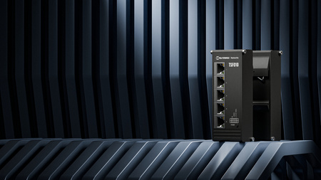 SWITCH PRZEMYSŁOWY 5 PORTÓW NA SZYNĘ DIN Teltonika TSF010