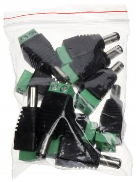 DC 10szt. Wtyk zasilania 5.5/2.1mm (mę)