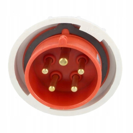 Wtyczka siłowa przenośna 16A 5P 400V IP67 Pawbol B.1903 hermetyczna