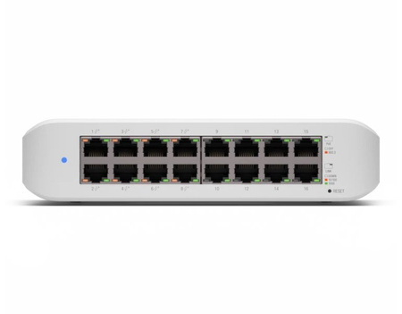 Switch Ubiquiti USW-Lite-16-PoE 16x 1Gbps RJ45