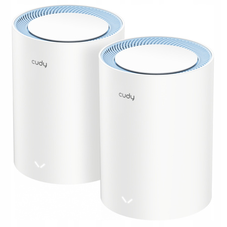 ROUTER WI-FI MESH DOMOWY SYSTEM WIFI 2.4 GHz, 5 GHz CUDY M1200 2-PACK