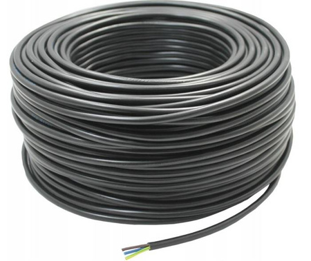 Przewód OMY wew. 3x1.5 Czarny okrąg 100m