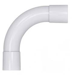 Kolanko PCV FI 20 biały